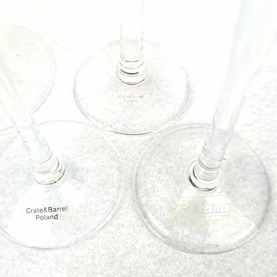 ★良品 ◆ ロザリア　シャンパンフルート　グラス　5色5客