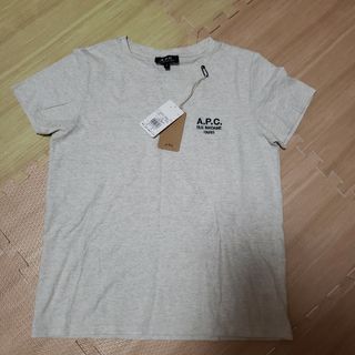 アーペーセー(A.P.C)の新品　Raymond TシャツA.P.C.　Tシャツ　グレー　ロゴ(Tシャツ/カットソー(半袖/袖なし))