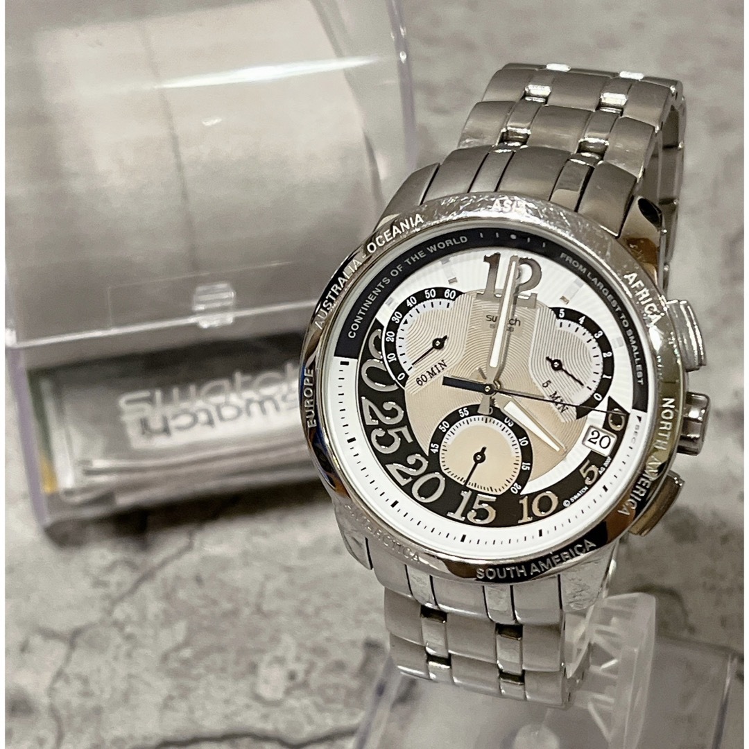 美品 Swatch ETHNIC ELEGANCE  レトログラード 腕時計