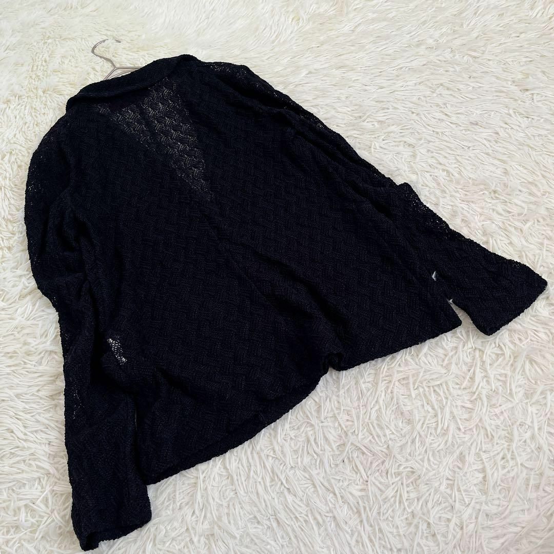ミッソーニ】MISSONI カーディガン(40)透け編み-