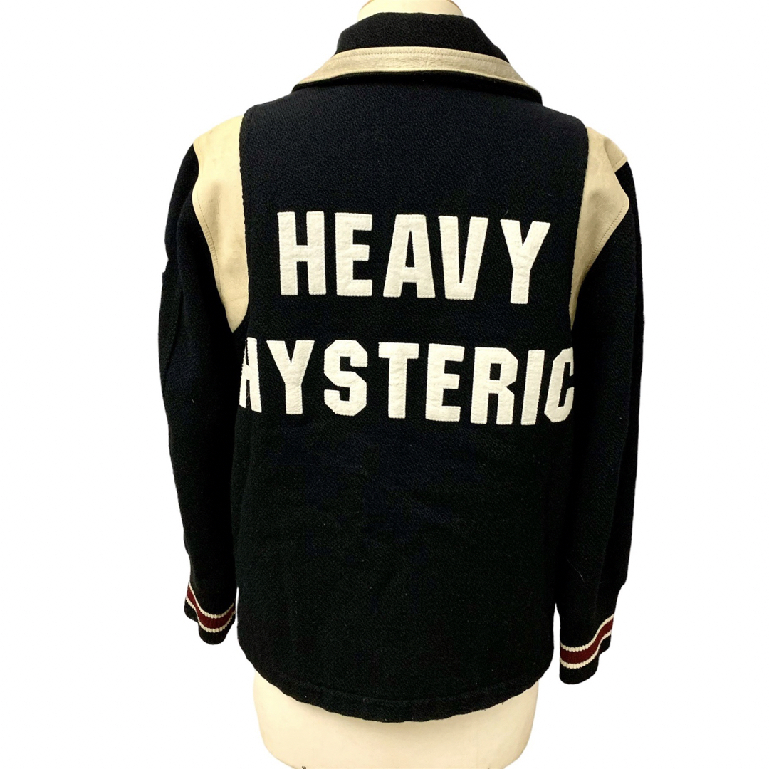 HYSTERIC GLAMOUR ヒステリックグラマー レザー切替　スタジャン