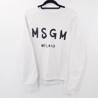 エムエスジーエム BOX LOGO RTW スウェット トレーナー M 黒