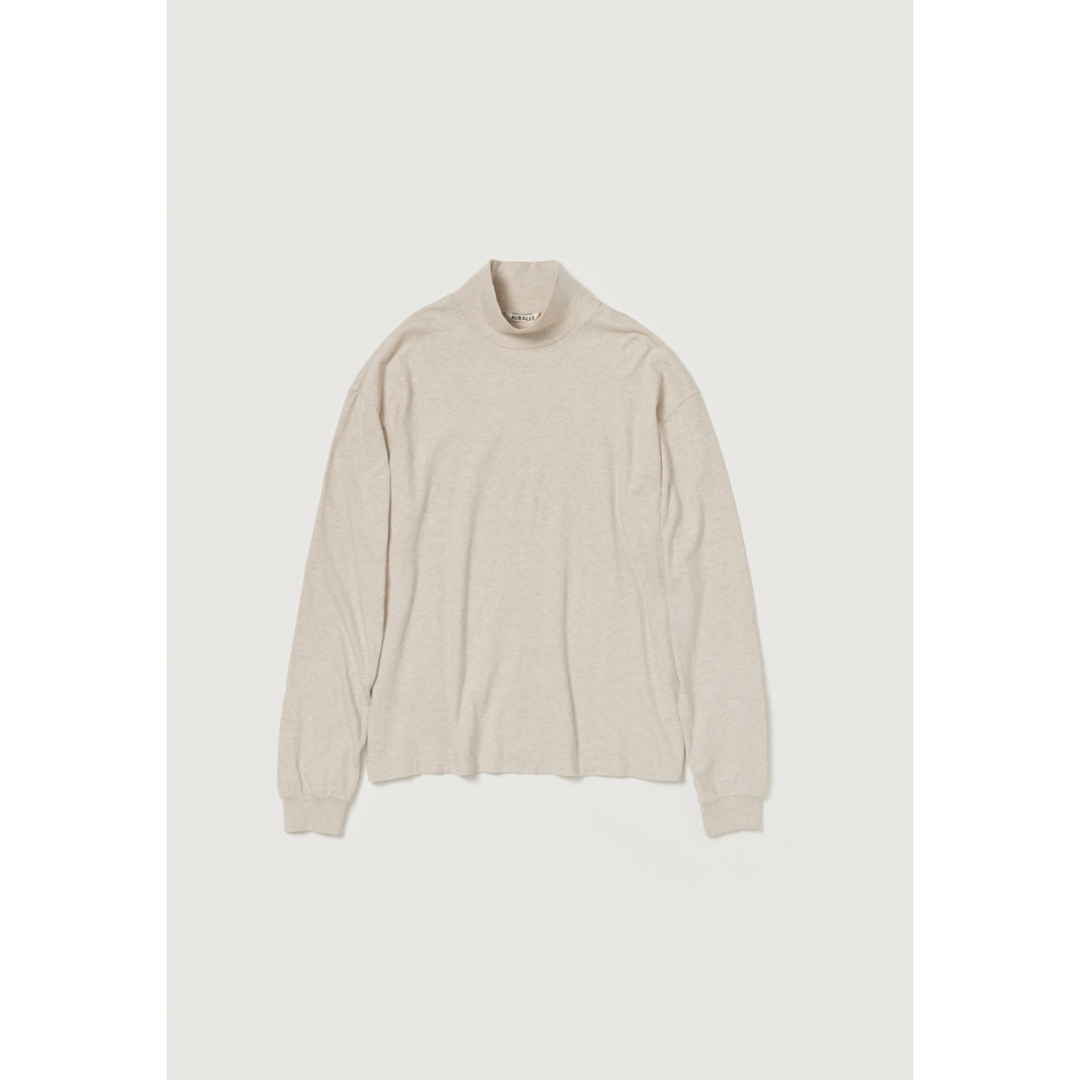 Auralee SEAMLESS HI NECK L/S TEE