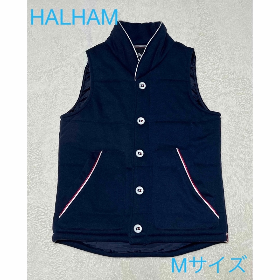 HALHAM   メンズ　中綿ベスト　M