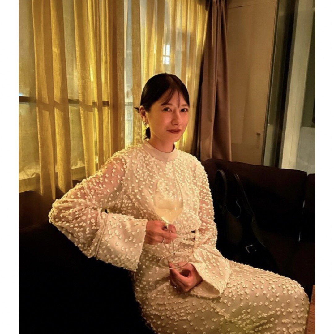 CLANE SNOW DOT JACQUARD ONEPIECE | フリマアプリ ラクマ