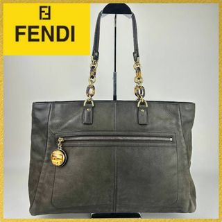 ✨希少✨FENDI セレリア トートバッグ ブラック レザー チャーム