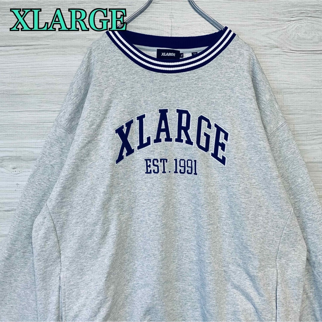 XLARGE - 【人気デザイン】XLARGE スウェット XLサイズ リンガー