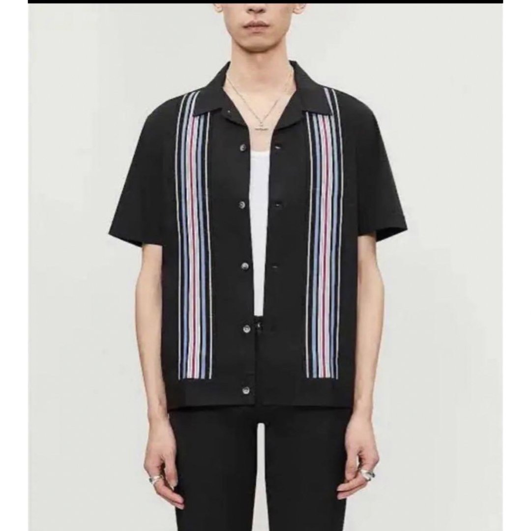 Stussy Striped Knit Panel Shirt