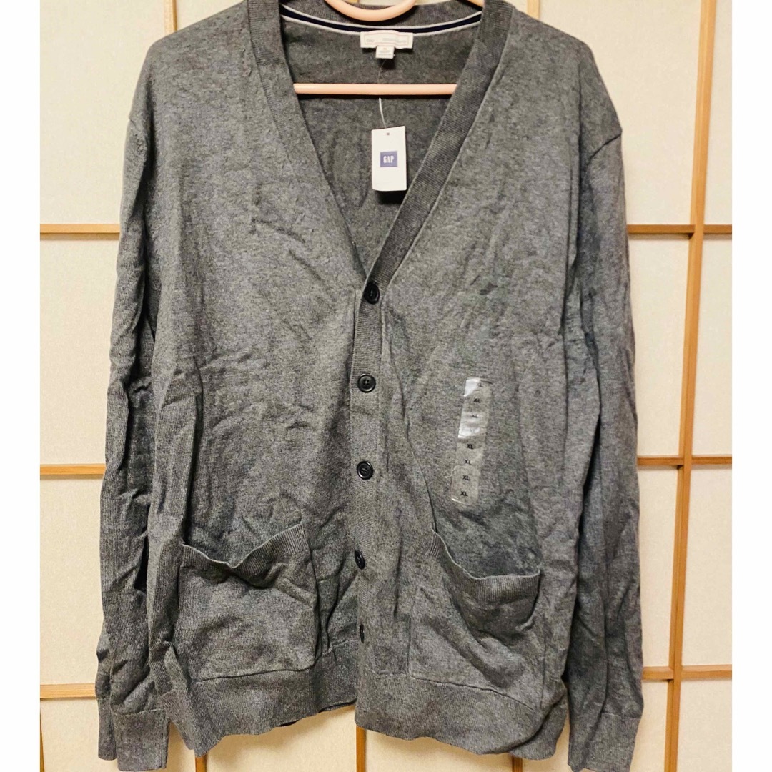 GAP - ○GAP ギャップ 長袖 セーター カーディガン 綿100 XL 新品 未