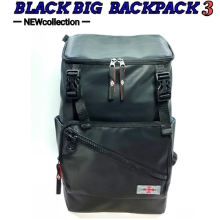 リュック/バックパック 黒でかリュック3  Black【新品未使用】(リュック/バックパック)