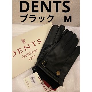 DENTS デンツ シープレザー グローブ 手袋 ブラック M 5-9018