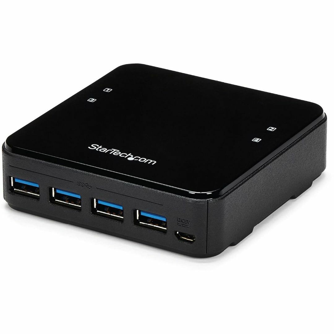 StarTech.com 4x4対応 USB 3.0 周辺機器共有スイッチ(切替PC/タブレット