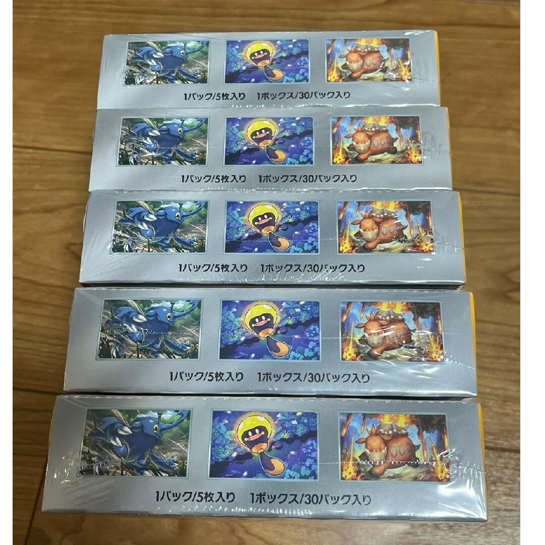 ポケモンカード クレイバーストシュリンク付き5BOXの通販 by たいすけ