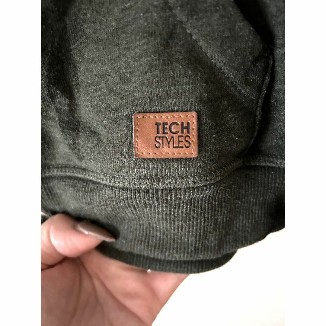 TECHSTYLES Big Sandy スウェット 2XLカーキ緑グリーン