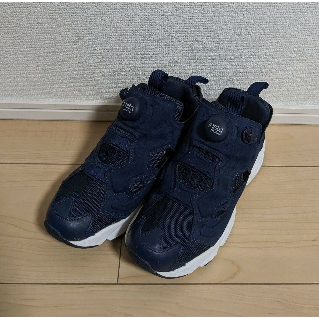 23 良品 Reebok  INSTA PUMP FURY OG  紺 白