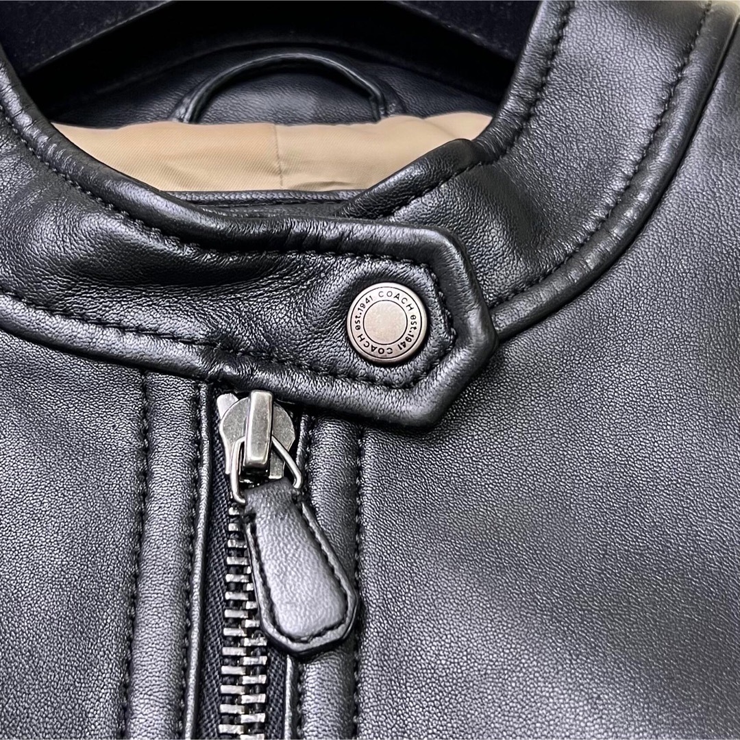 COACH - 人気アイテム♡美品♡COACH コーチ ラムレザー ライダース