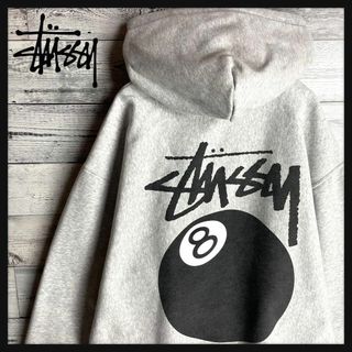 STUSSY - 【人気モデル】ステューシー☆ 8ボールパーカー ビックロゴ ...