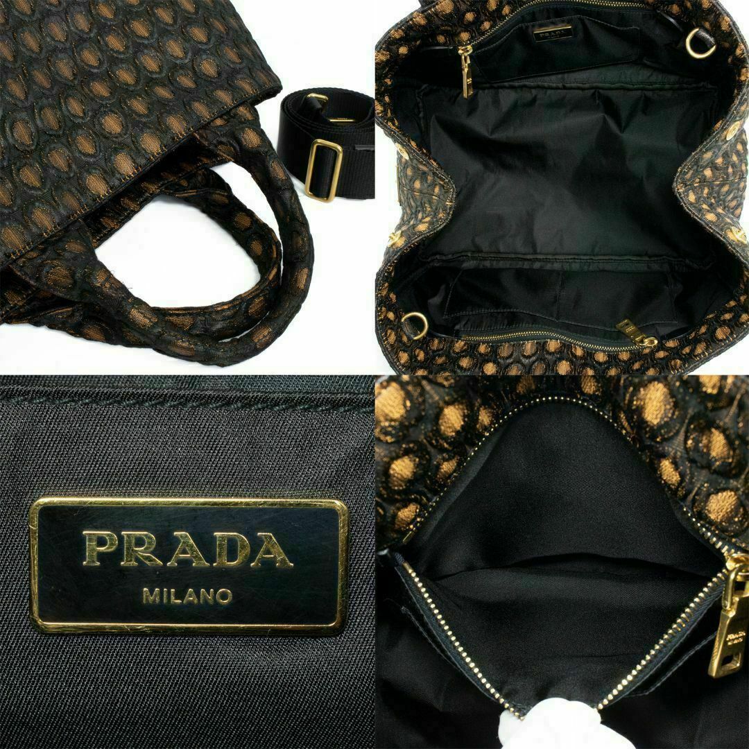 PRADA - 【全額返金保証・送料無料】プラダの2wayバッグ・正規品・極美