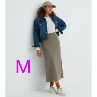 ユニクロ(UNIQLO)のUNIQLO ナロー フレア マキシ スカート M ロングスカート ユニクロ(ロングスカート)