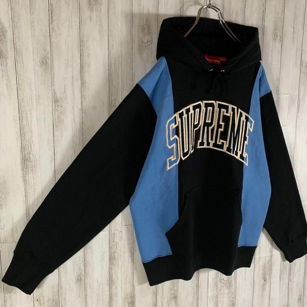 最終値下げSUPREME ARC LOGO パーカー ジャスティンビーバー着用