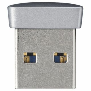 BUFFALO USB3.0対応 マイクロUSBメモリー 64GB シルバー R(PC周辺機器)