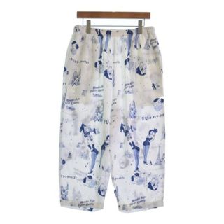 ポータークラシック(PORTER CLASSIC)のPORTER CLASSIC パンツ（その他） XL 白x紺(総柄) 【古着】【中古】(その他)