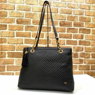 BALLY 大容量 キルティング ショルダーバッグ トートバッグ レザー