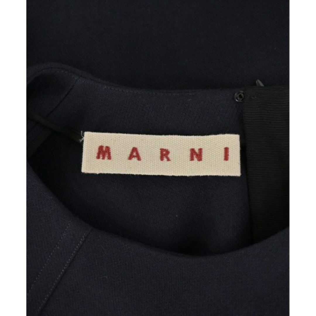 Marni(マルニ)のMARNI マルニ ワンピース 40(M位) 紺 【古着】【中古】 レディースのワンピース(ひざ丈ワンピース)の商品写真