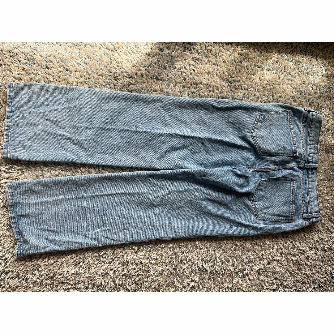 +5cm Real Wide Denim Pants ASCLO Mライトブルー