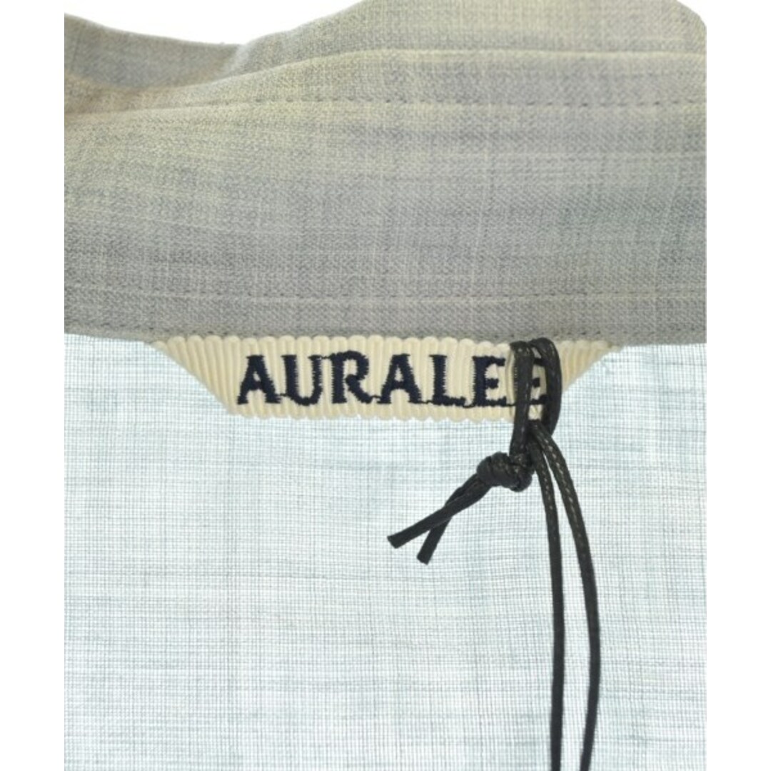 AURALEE オーラリー カジュアルシャツ 3(S位) グレー