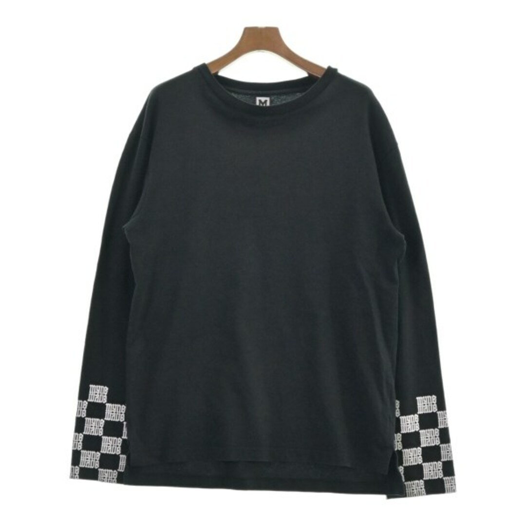 Myne - MYne マイン Tシャツ・カットソー L 黒 【古着】【中古 Myne - MYne マイン Tシャツ・カットソー L 黒 【古着】【中古