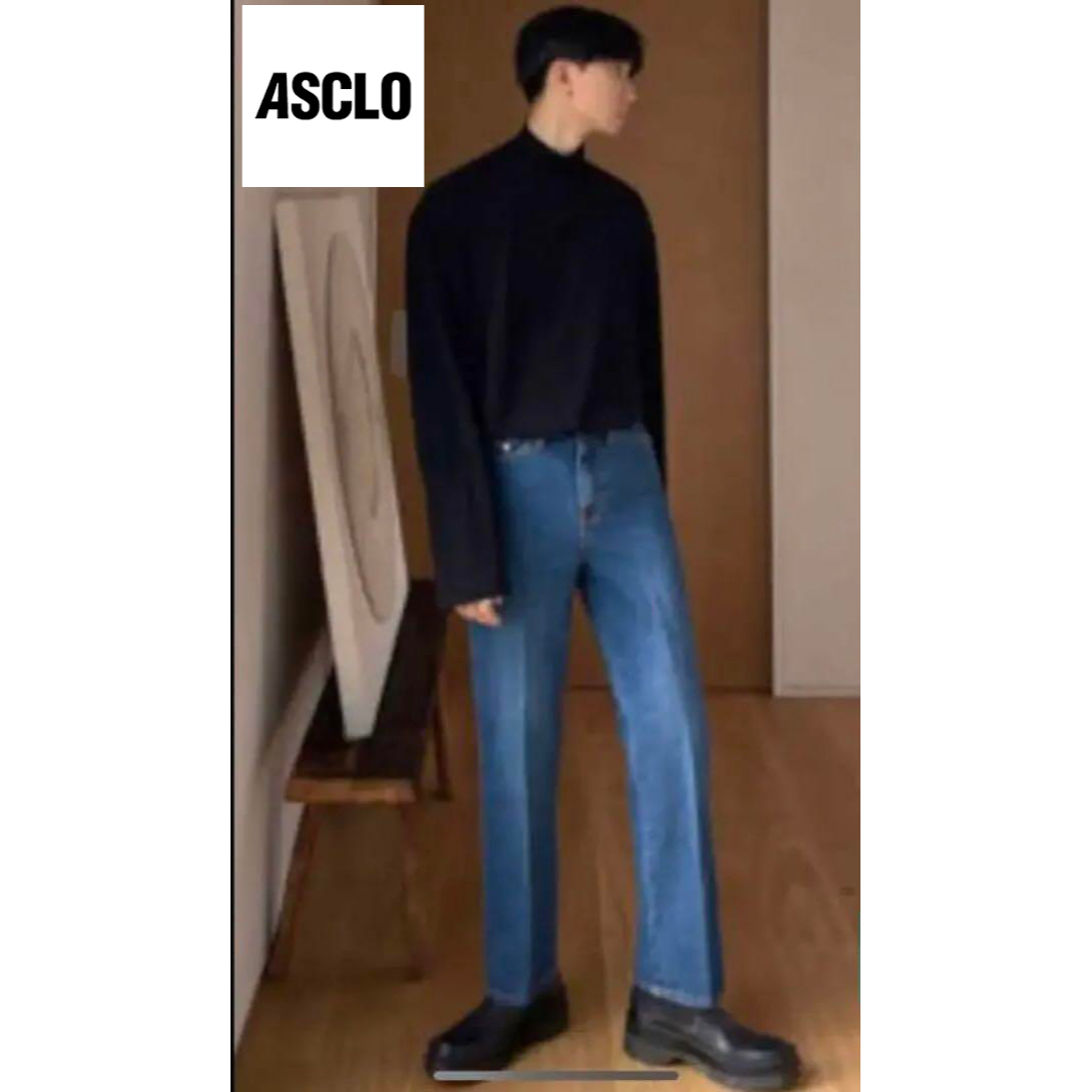 +5cm Nice Regular DenimPants ASCLOダークブルー