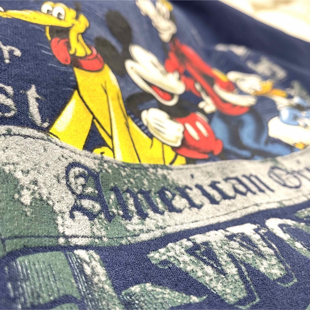 【Disney by Hanes】裏起毛ジップアップフードパーカー 3Dペイント 2