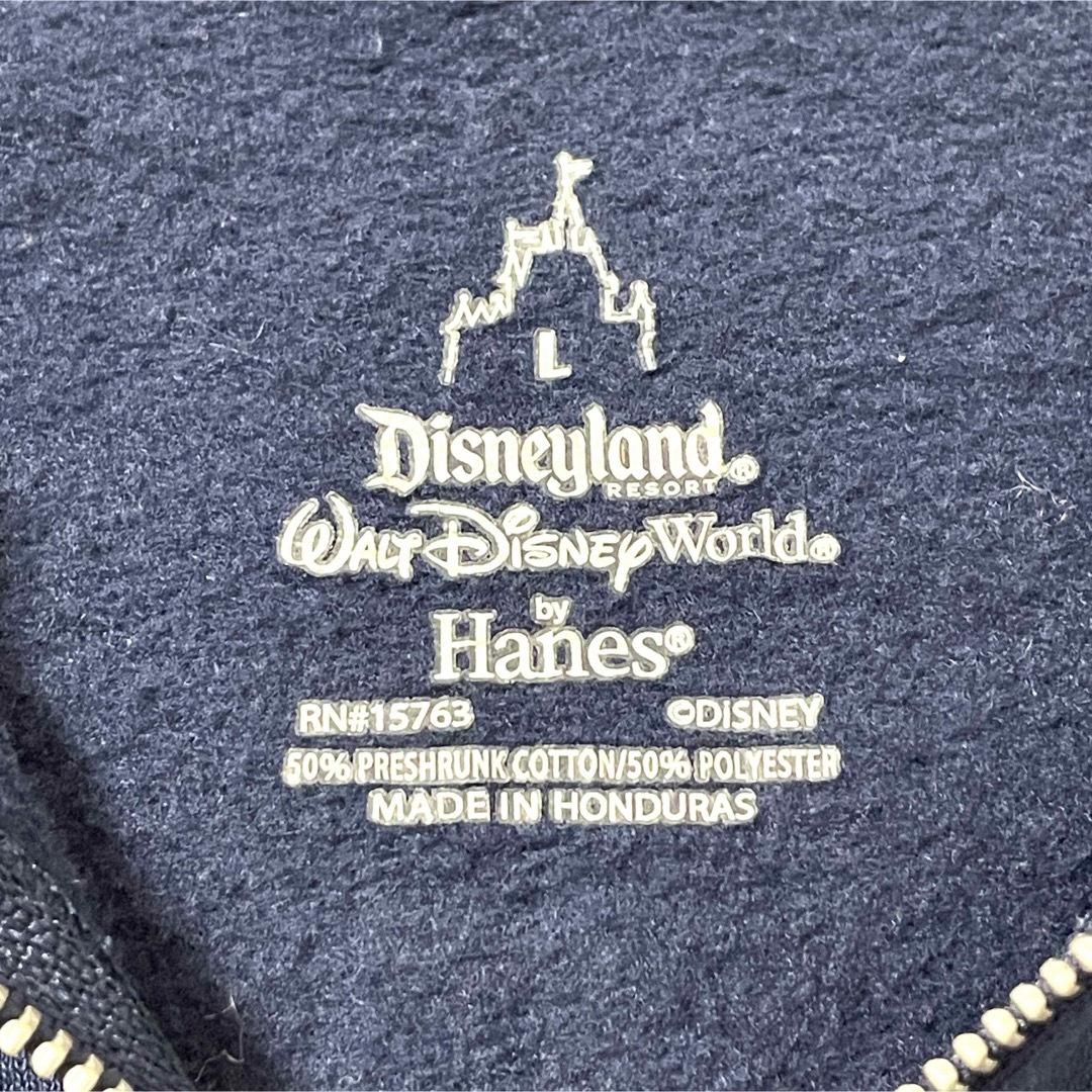 【Disney by Hanes】裏起毛ジップアップフードパーカー 3Dペイント 8