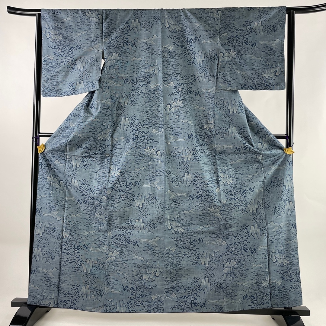 紬 身丈163.5cm 裄丈64cm 正絹 美品 秀品