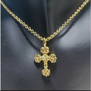 クロムハーツ(Chrome Hearts)のフィリグリークロスチャーム　22k(ネックレス)