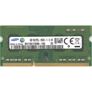 サムスン(SAMSUNG)のSAMSUNG　M471B5173DB0-YK0　SODIMM DDR3 PC3L-12800S 4GB(PCパーツ)