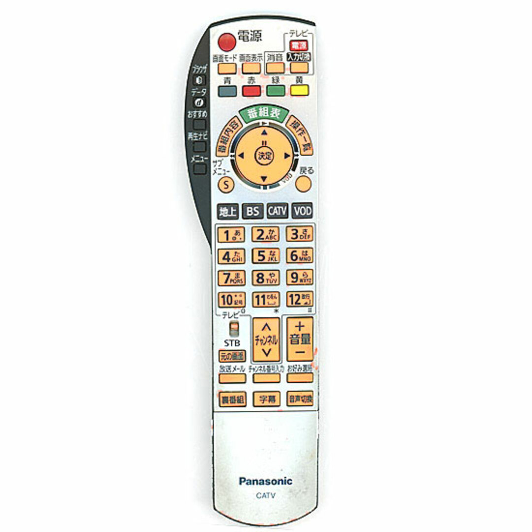 Panasonic(パナソニック)のPanasonic CATVリモコン EUR7663Z20 スマホ/家電/カメラのテレビ/映像機器(その他)の商品写真