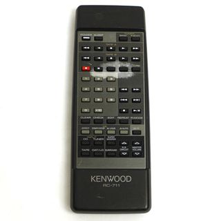 ケンウッド(KENWOOD)のKENWOOD　オーディオ用リモコン　RC-711　本体いたみ(その他)