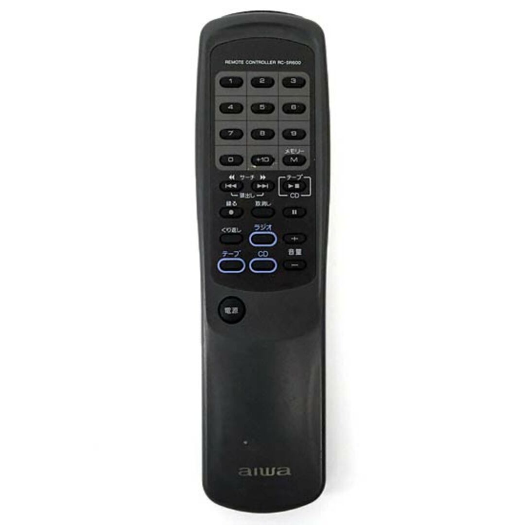 DAIWA(ダイワ)のAIWA オーディオリモコン RC-SR600 スマホ/家電/カメラのオーディオ機器(その他)の商品写真