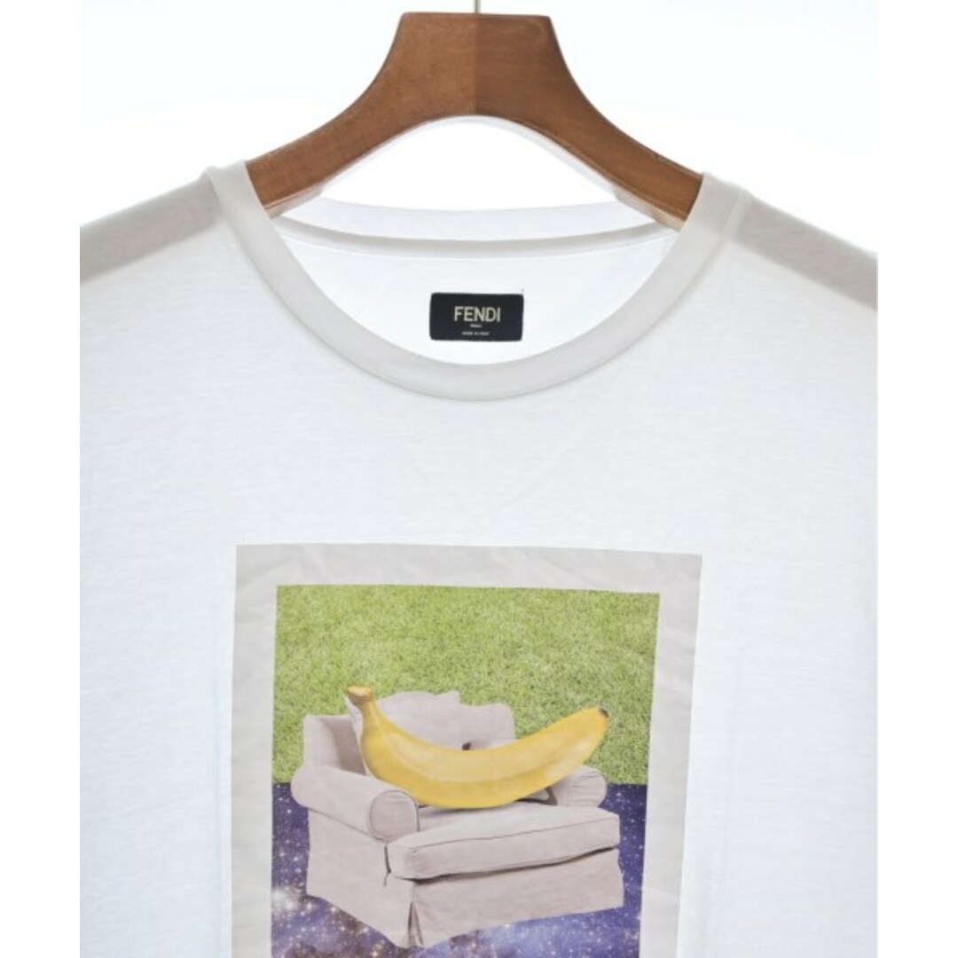 FENDI - FENDI フェンディ Tシャツ・カットソー XS 白 【古着】【中古