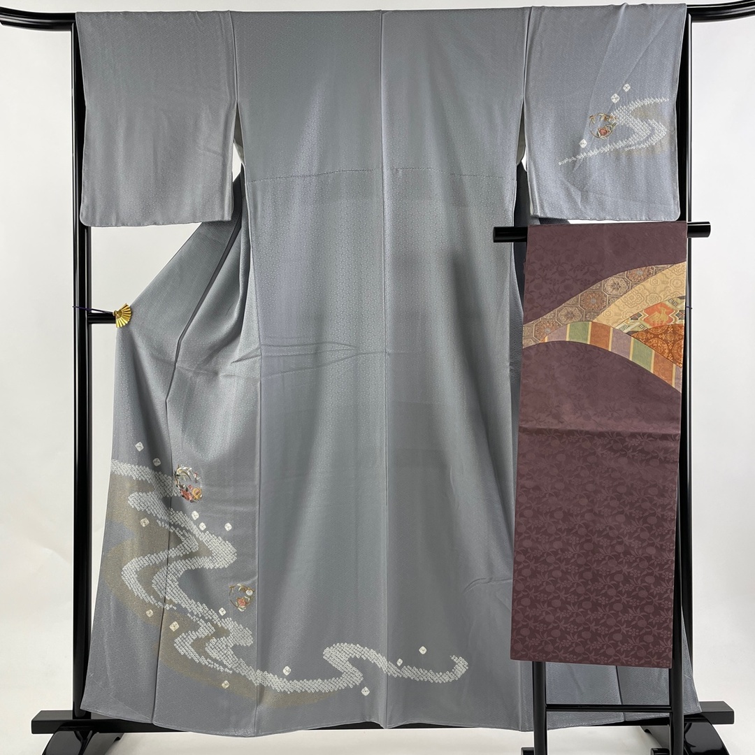 付下げ 身丈158cm 裄丈65.5cm M 正絹 美品 秀品-