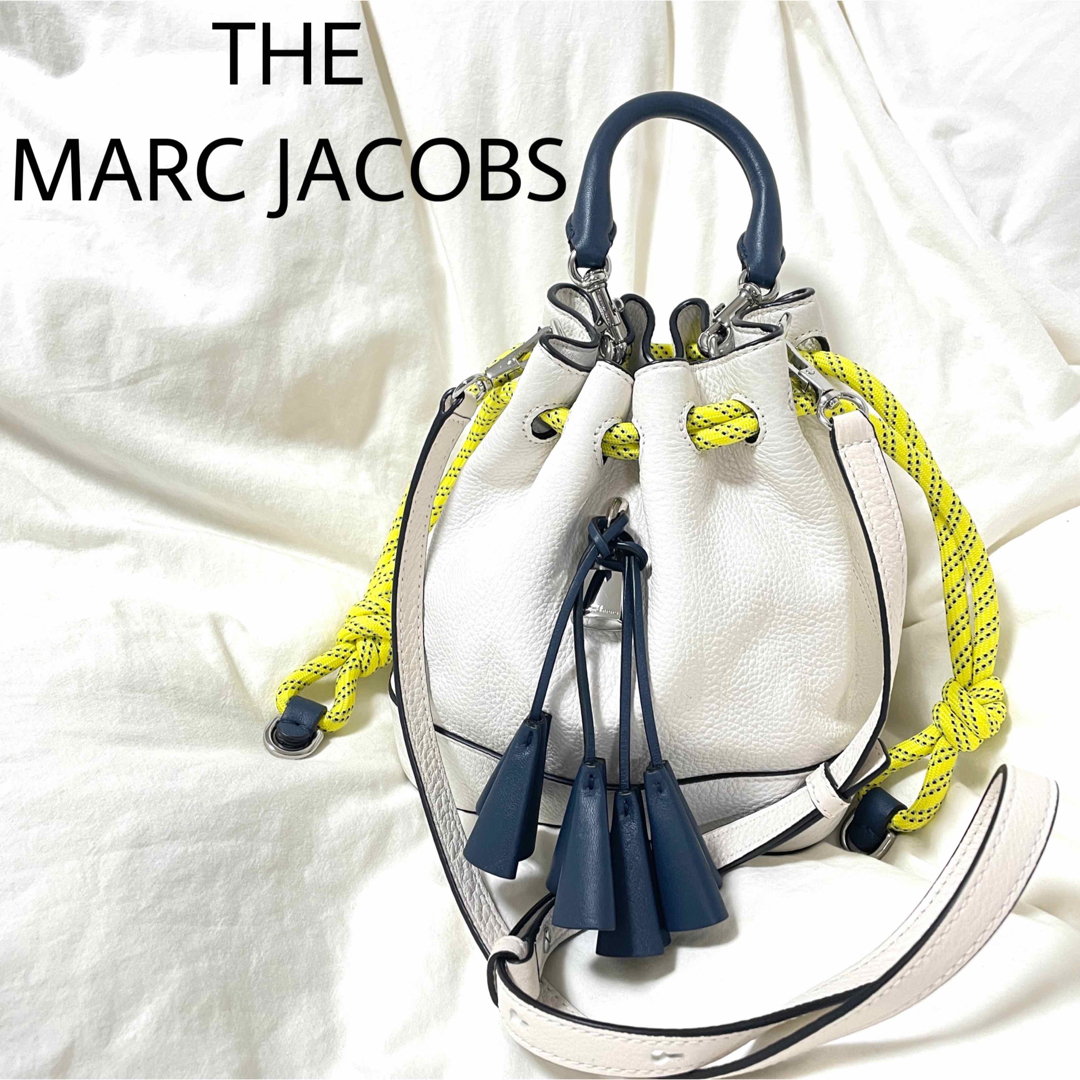 美品【THE MARC JACOBS】2way 巾着ショルダー オフホワイト