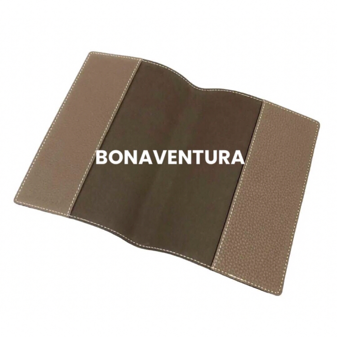 ◆極美品◆BONAVENTURA◆ブックカバー◆レザー◆エトープ