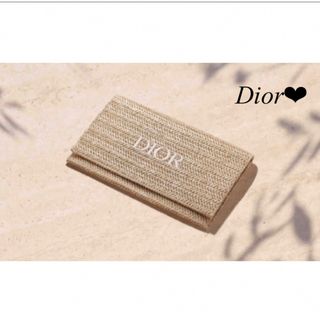 ディオール(Dior)のディオール　ノベルティ　ポーチ　クラッチ　ストローポーチ　ラタン(ポーチ)