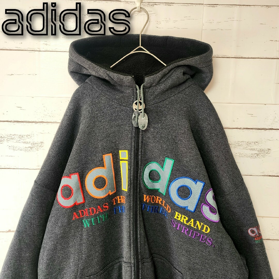 adidas originalパーカー 90s 稀少品-