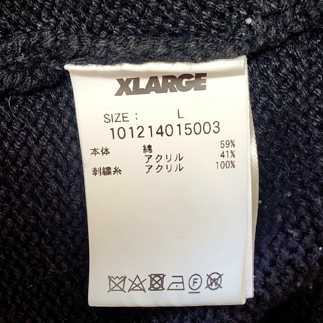 XLARGE - 《超希少》XLARGE エクストララージ セーター ブラック