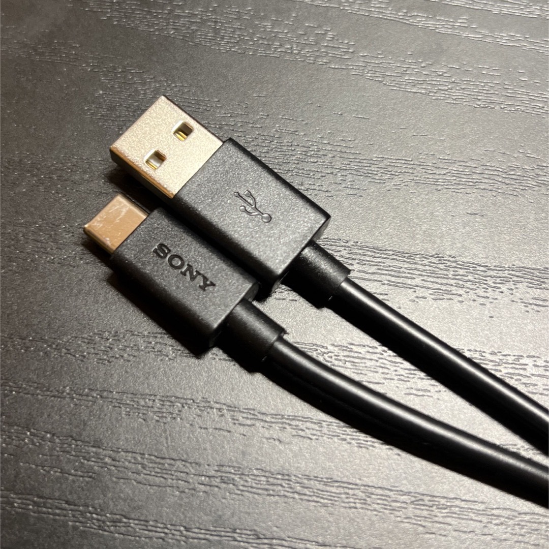 SONY(ソニー)のSONY USB A-Cケーブル　15cm 2本セット　 スマホ/家電/カメラのPC/タブレット(その他)の商品写真