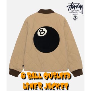 ステューシー(STUSSY)のSTUSSY 8 BALL QUILTED LINER JACKET(ブルゾン)