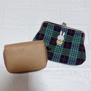 ミッフィー(miffy)のミッフィー 財布セット(レザー調&がま口タイプ)(財布)